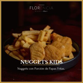 MENÚ KIDS: NUGGETS DE POLLO CON PAPAS FRITAS