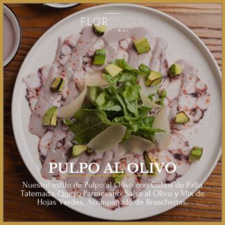 ¡Nuevo! PULPO AL OLIVO
