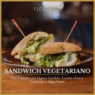 ¡Nuevo! SANDWICH VEGETARIANO