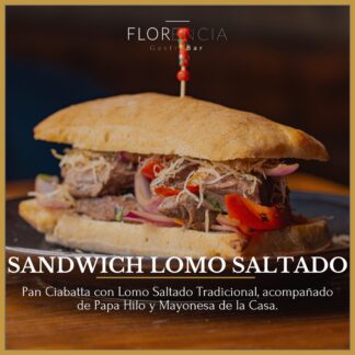 ¡Nuevo! SANDWICH LOMO SALTADO